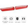 Hood Vents Outlets Vents Cover Trim Interior Decoration Accessories for Dodge Challenger 2015-UP Red 2PCS