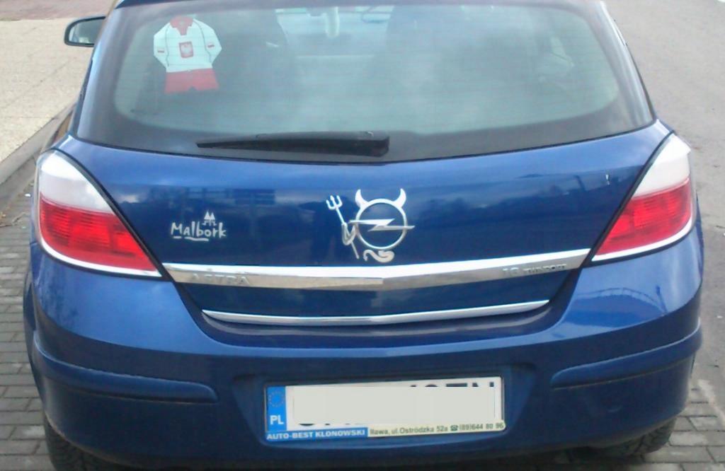 OPEL ASTRA H MK V HB CHROME STRIP Chromed TAILGATE