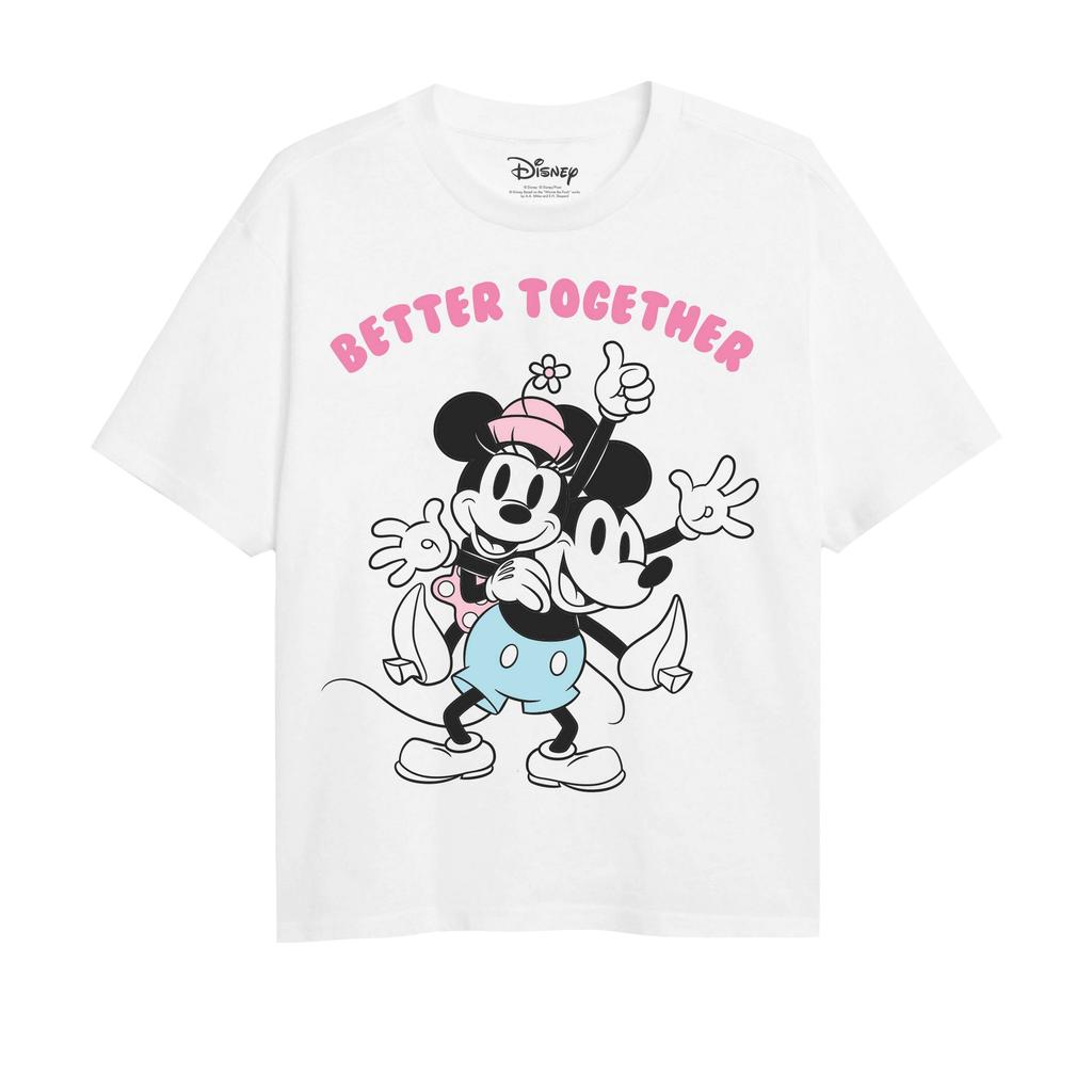 Disney Girls Better Together Mickey & Minnie Mouse T-Shirt