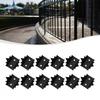 Intruder Deterrent Fence Wall Spikes 12 Pc Security Fence Spikes,