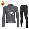 Bicycle Outdoor Sports Long-sleeved Riding Clothes Men Women's Quick-drying Velvet Double Arrow Cushion