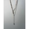 Fashion Sexy Retro Gold Diamond Double Layer Cross Necklace Minimalist Easiest for Match Non-Fading Fancy Clavicle Chain