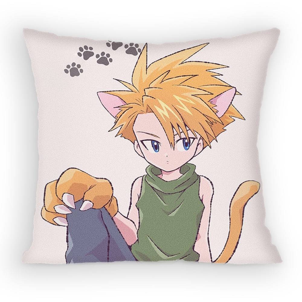 Digimon Ishida Yamato Pillow Case Sofa Living Room Bedroom Headboard Backrest Cushion Square Cushion Nap Time