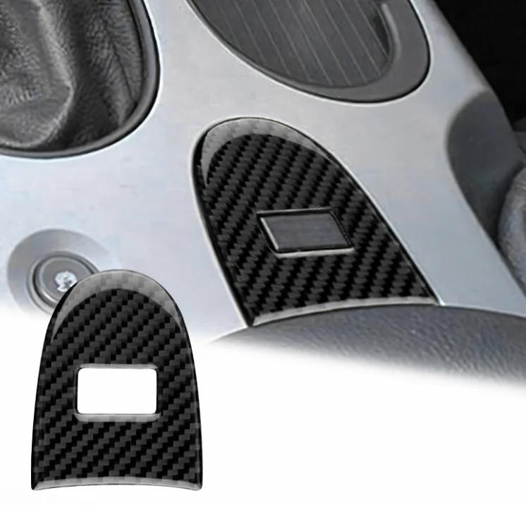 Gear Shift Panel Cover Trim for Chevrolet Corvette C6 2005-2007 Interior Accessory Carbon Fiber Style