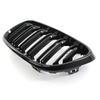 Gloss Black M Color Dual Slat Front Hood Kidney Grilles Grill Compatible For BMW F22 F23 M2 2014-2018 For BMW 225i 218i 220i