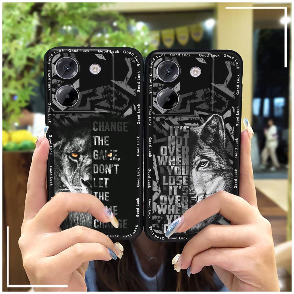 Durable Cartoon Phone Case For Xiaomi Poco M7 Pro 5G TPU Anti-knock Silicone Fashion Design Full Wrap Protective Cute