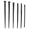 Yousheng 6Pcs/Set Makeup Brush Release Powder Evenly Soft Nylon Bristle Non-slip Handle Comfortable Grip Multipurpose Eye Liner Eye Shadow Brush Set