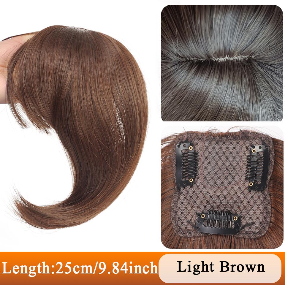 10-ДЮЙМОВЫЙ синтетический короткий прямой топпер на заколке для наращивания волос, натуральный пушистый топ, искусственная часть волос с заколкой для челки