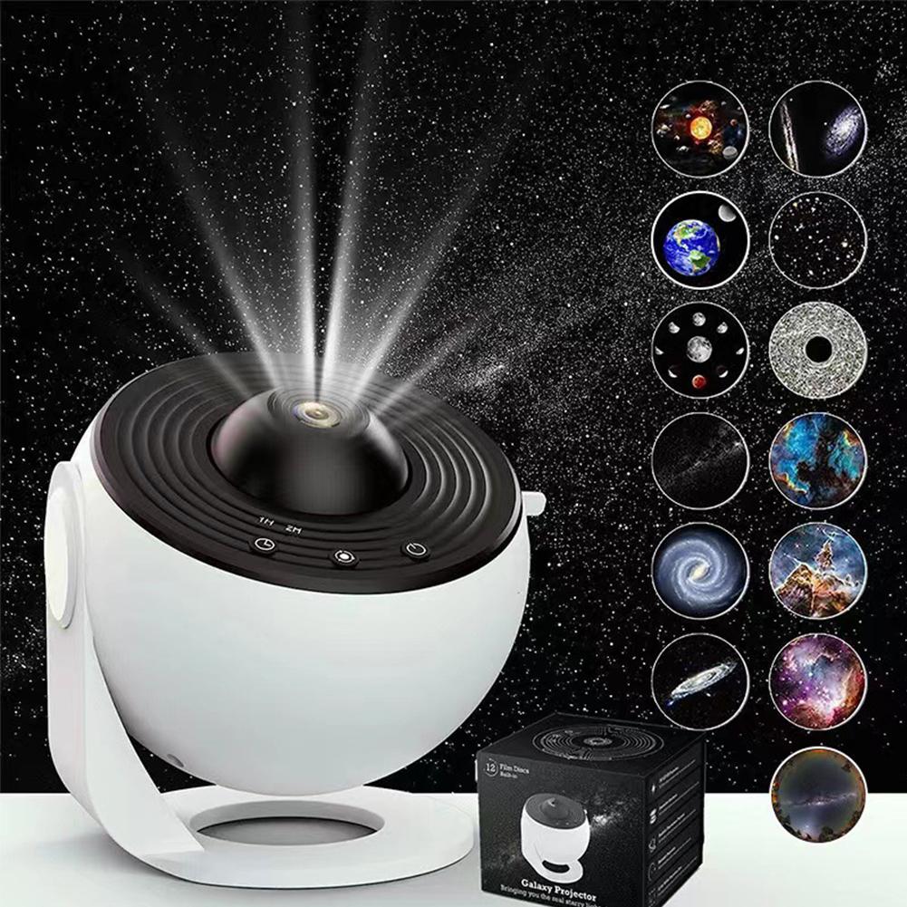 360° Rotate Planetarium Lamp Galaxy Projector Starry Sky Projector Night Light For Kids Bedroom Valentines Day Gift Wedding Decor