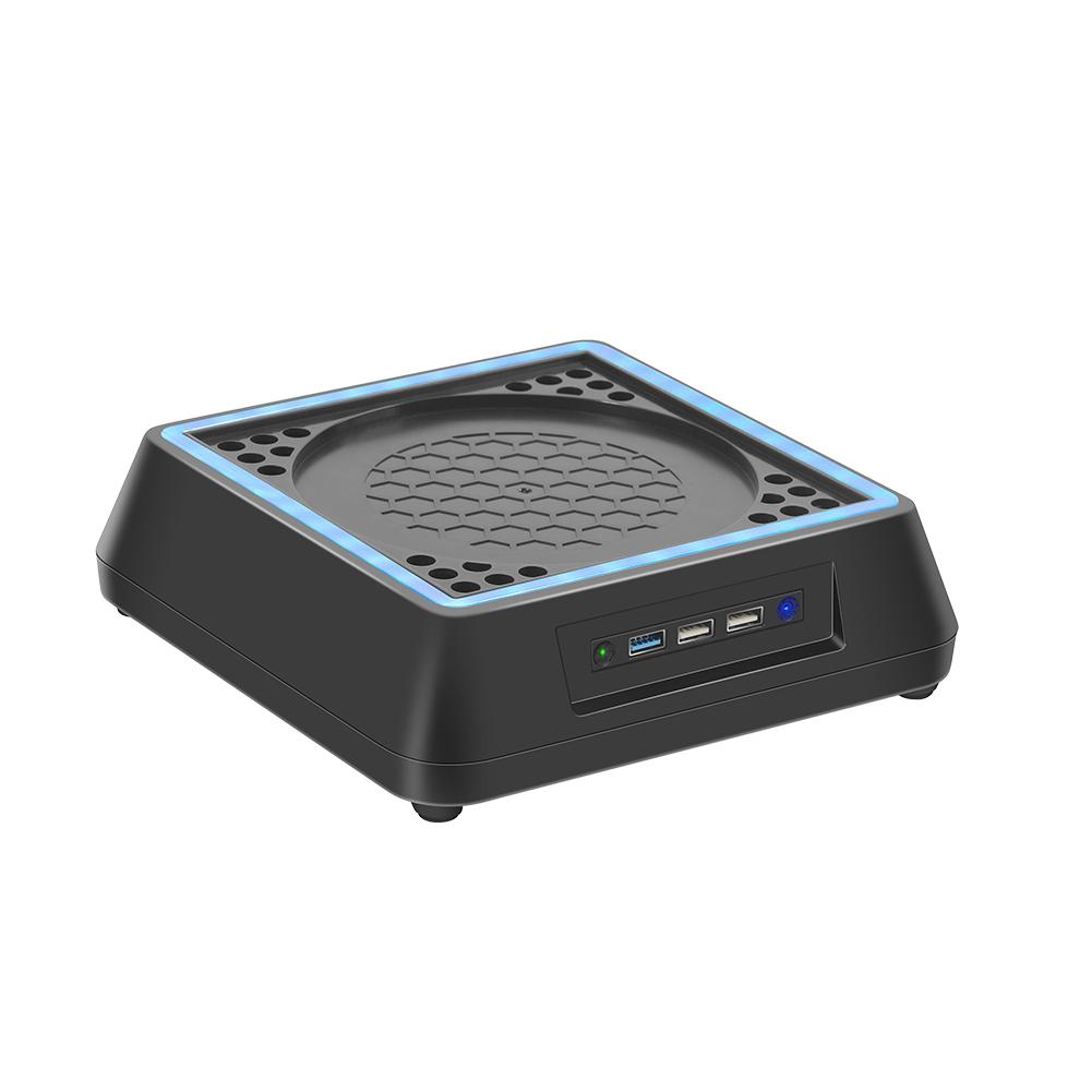 For Xbox Series X Console Cooling Base Touch Control RGB Colorful Light Cooling Fan Stand Bracket With 3 USB Port for Xbox S