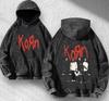 Ретро-худи из хлопка Korn World Tour с эффектом потертости