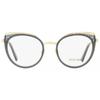 Roberto Cavalli Women S Oval eyeglaSSeS Rc5114 020 Gold tranSparent Gray 53mm 020