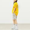 Vans T Shirts Women's Yellow Crew Neck Moderate Mock Two Piece VN0A5F3X85W