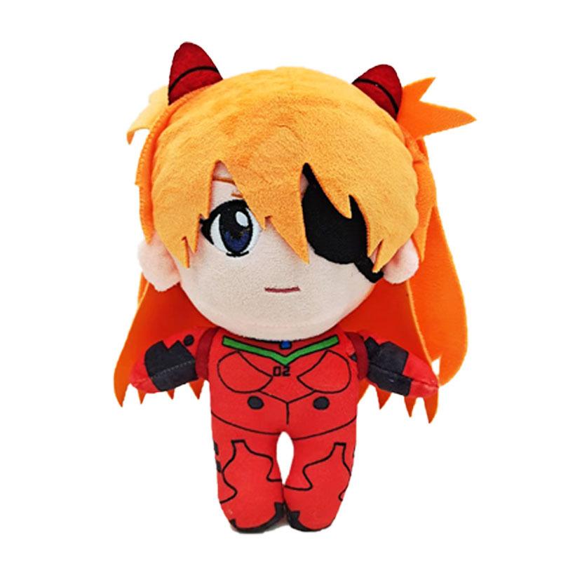 Ayanami Rei Plush Asuka Langley Soryu Rei Plush Stuffed Ray Японское аниме Kawaii Милые мультяшные игрушки Куклы Кровать Подарок