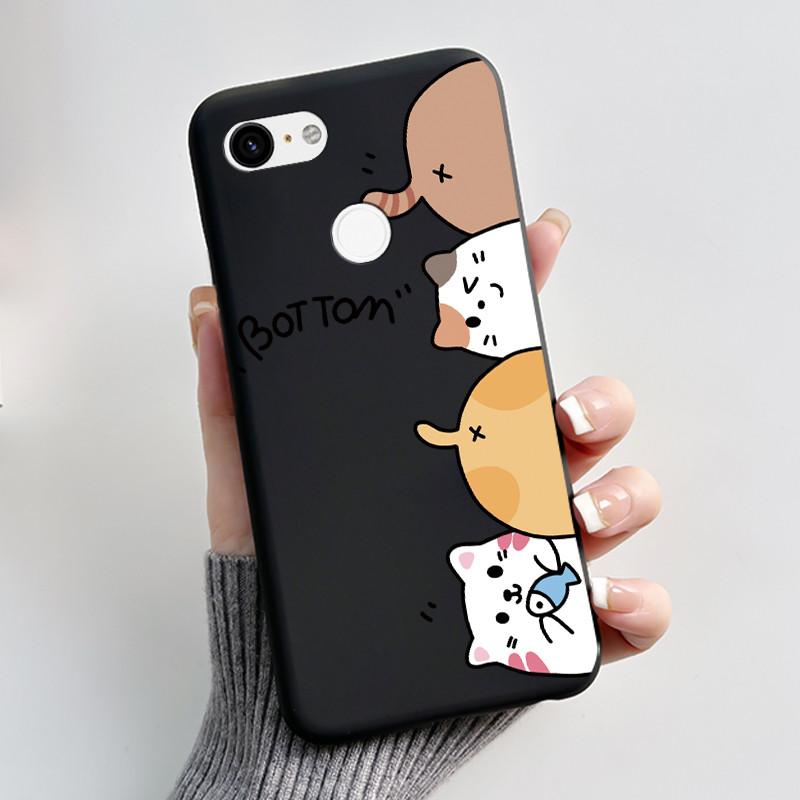 Милый Чехол Для Google Pixel 3/Pixel 3XL Печатный Корпус Funda Для Google Pixel 3A XL Coque Защитная Крышка Мягкий Силиконовый Кейс