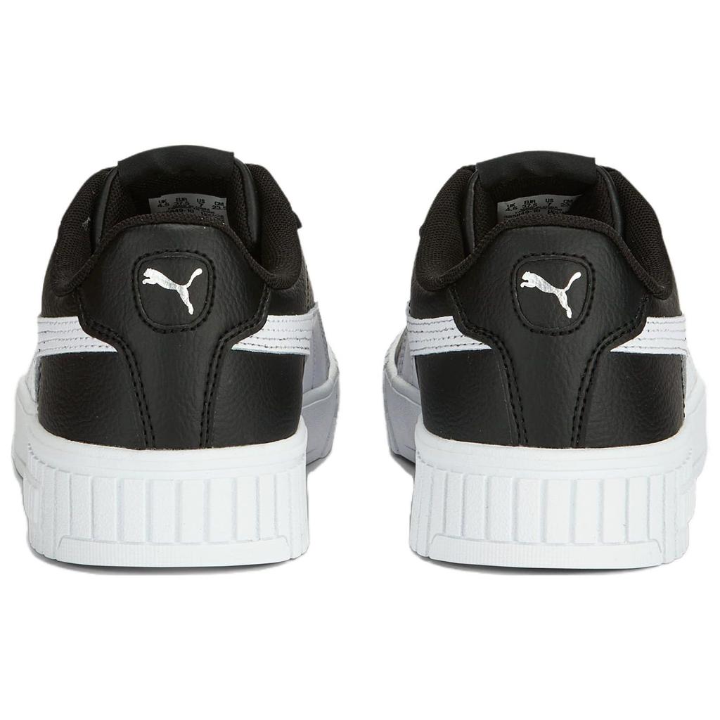 Puma Carina 2.0 Leather Low-Top Sneakers Women Sneakers Black White 385849-10