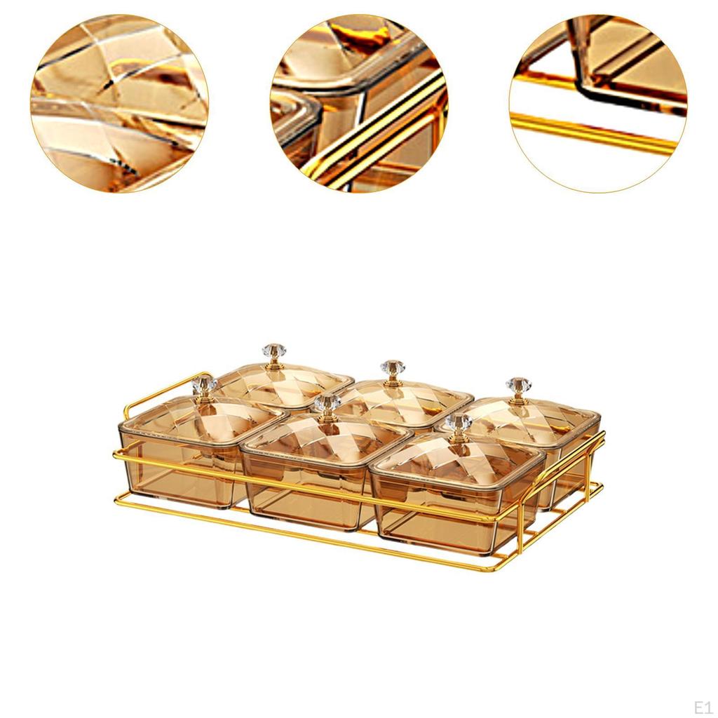 Поднос для сухофруктов, сервировочная тарелка, украшение, съемное раздельное блюдо для закусок, ящик для хранения продуктов