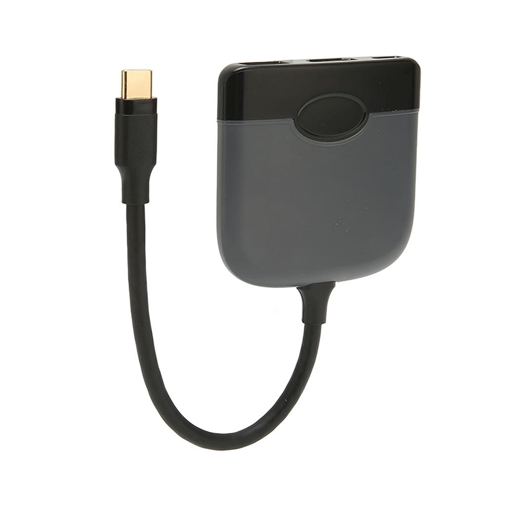 3-в-1 USB C на HD Multimedia Interface Адаптер USB C на USB C USB3.0 Многопортовый Адаптер Совместимый для Устройств Type C