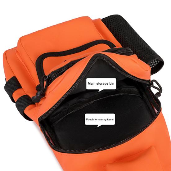 Нагрудная сумка-слинг Водонепроницаемый нейлон Портативная Большая вместимость Для активного отдыха Путешествий Кемпинга Рыбалки Спорта Бега Сумка через плечо Одноплечевая сумка