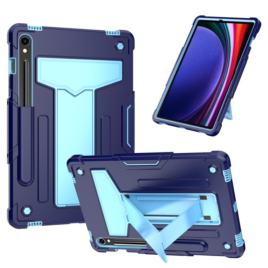 Practical tablet case for Samsung S10/F10FE/S9/S9FE 11 inch,T-shape bracket,precise hole position,3-layer Shockproof Design