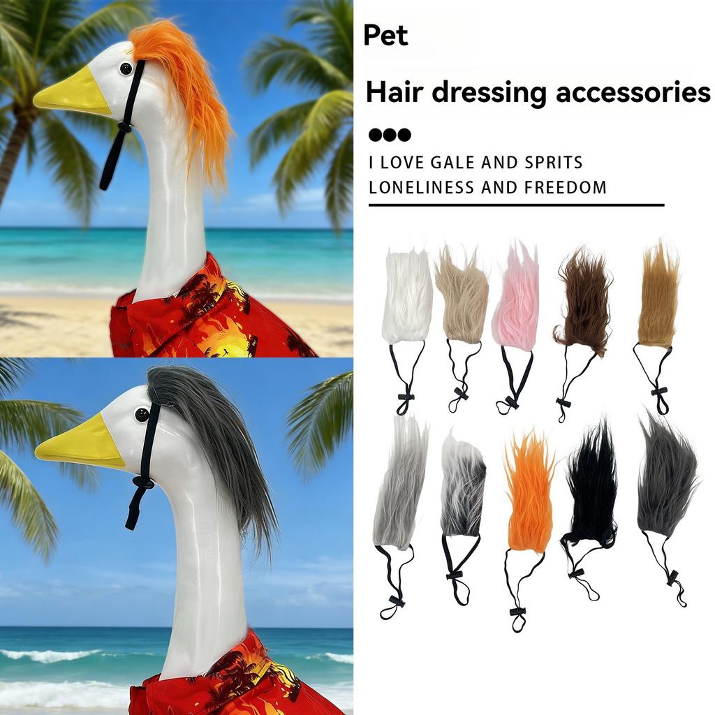 Porch Goose Decoration Clothes Set Waterproof Raincoat Bikini Ghost Outfit for 23 Inch Lawn Garden Statue Costume