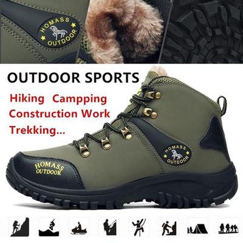 Мужские теплые водонепроницаемые ботинки