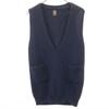 BATONER Made In Japan V Neck Knit Vest 1 Navy Women Used