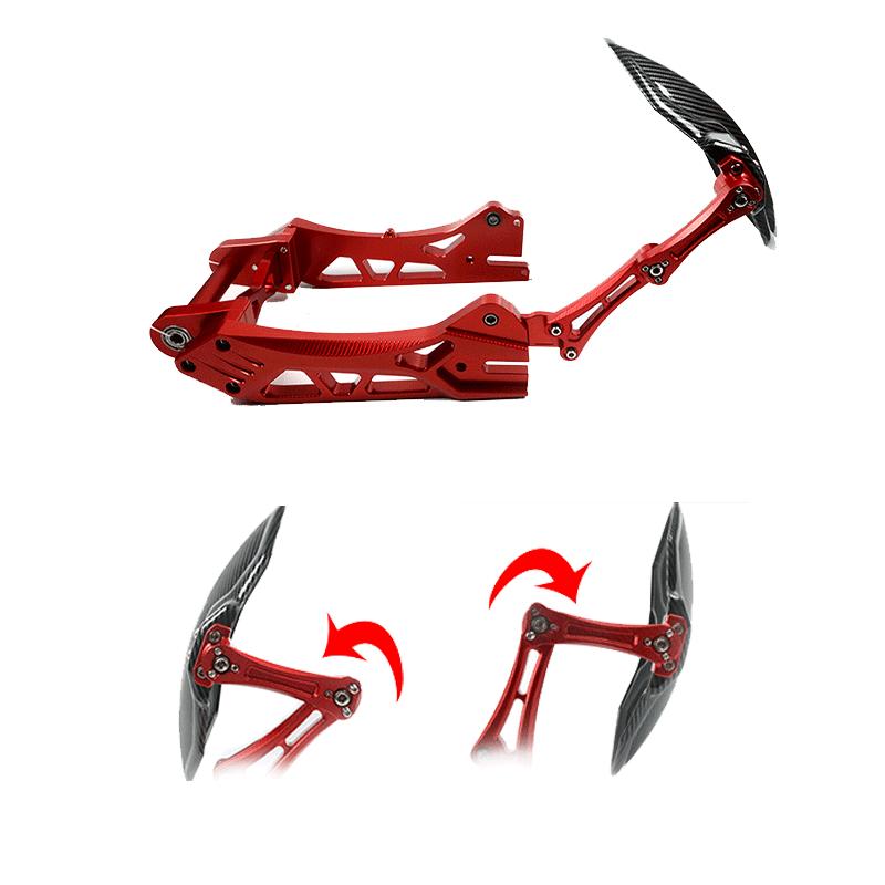 Для N1S U + b M2 M3 NGT Универсальный чехол на заднее колесо мотоцикла, универсальный брызговик, утолщенное крыло с ЧПУ, подходит для