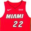 Nike X Коллаборация НБА Майами Хит SS25 Джимми Батлер Модный Удобный Мягкий Приятный к Коже Баскетбольный Джерси Мужской джерси Красный AA9735-608