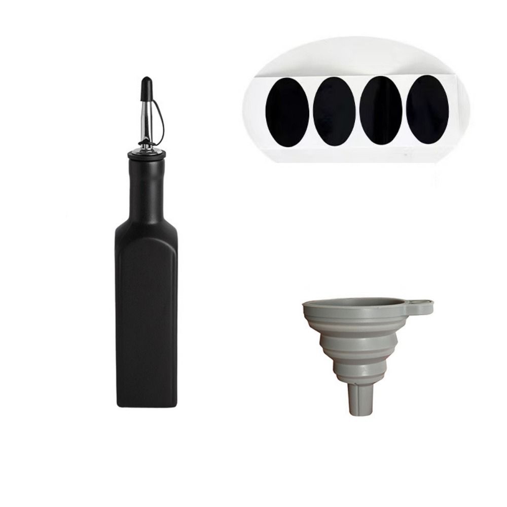 Reduce Oxidation Ceramic Olive Oil Dispenser Bottle Large Capacity Kitchen Sauce Pot Coffee Syrups