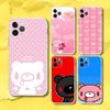 Милый Чехол для Телефона G-Gloomy Bear Для iPhone 17,16e,16,15,14,13,12,11 Mini Pro Max X,XR,XSMAX 8,7 Air Plus Прозрачный Мягкий