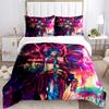 3Pcs Fantasy Warrior Flames Bedding Sets For All Sizes New 3D Printed Bed Cover Comforter Duvet Cover Pillowcase Bedroom Decoration