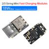 Модуль зарядки мини-дрона 2S/3S DC4.5-9.5V Полимерный литий-ионный аккумулятор Выравнивание Плата зарядки БПЛА 3.7V Повышение 18W Быстрая зарядка QC