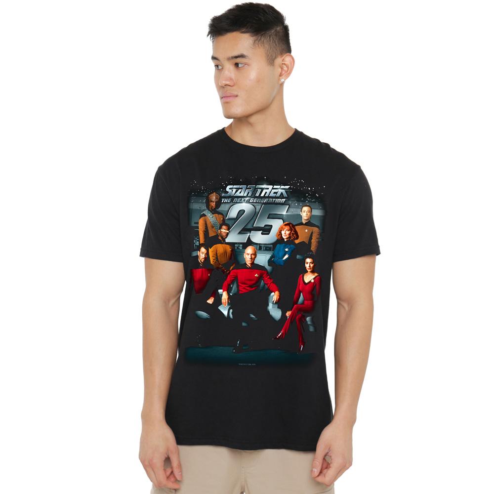 Star Trek Mens 25th Anniversary T-Shirt