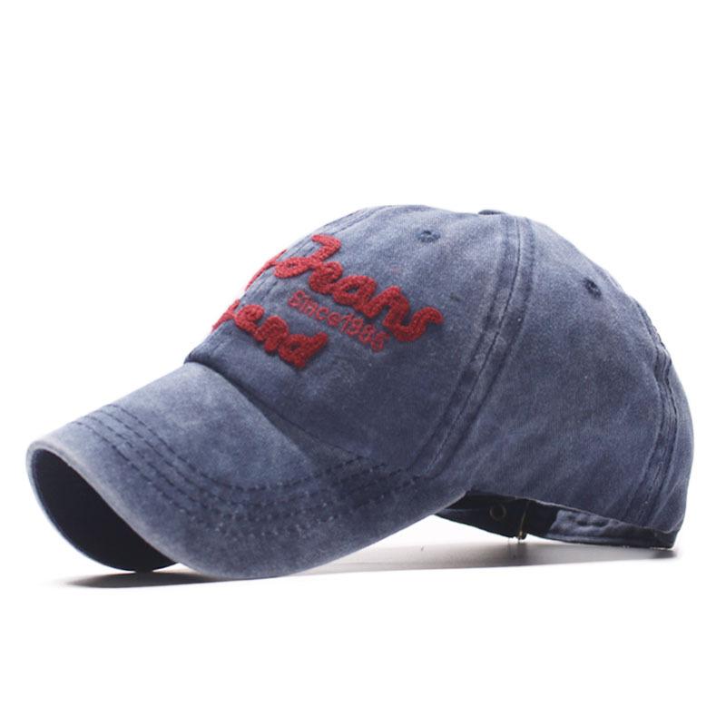 Washed Men's Baseball Cap Trendy Versatile Casual Embroidery Cap Hat Fashion New Women