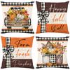New Autumn Printed Pillow Cover Plant Flower Home Living Room Cushion Cover Bedroom Decorative Cushion