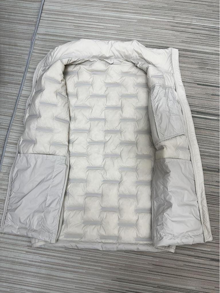 Мужской ветрозащитный пуховый жилет с воротником-стойкой - Легкий, Термозапечатанный, 90% пуха, Без рукавов, Верхняя одежда для осени/зимы