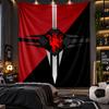 Wall Hanging Tapestry Manchester United FC Print Cloth for Living Room Bedroom Home Decor