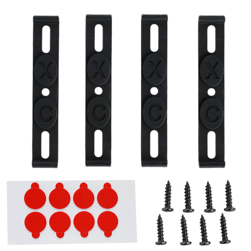 4PCS Frameless License Plate Holder Mount Weather-Proof Car Tag Frame For Front And Rear Car Tags Car Accessories