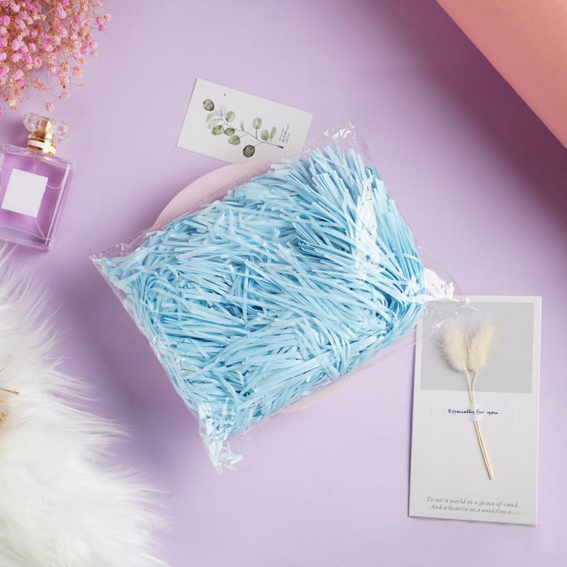 1 шт., красочный материал, упаковка, рождественский декор, бумажная морщинистая подарочная коробка из лафита, наполнитель из рафии