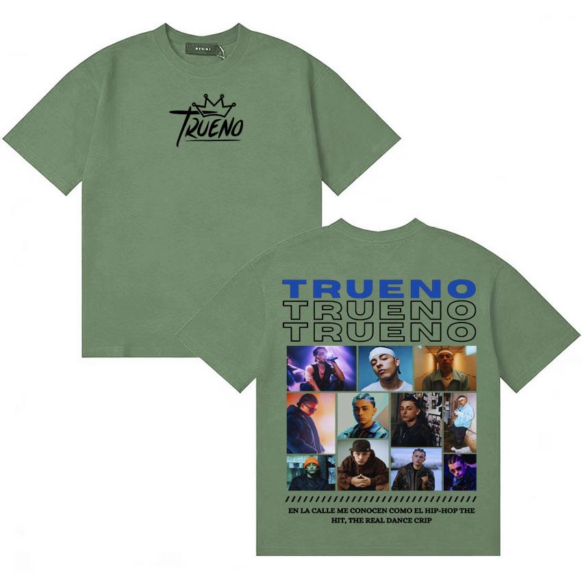 Rapper Trueno Tour Merch Tshirt Harajuku Short Sleeve Tee Shirt UnisexS Women Clothing Streetwear Gothic Cotton Tshirts Teenagers