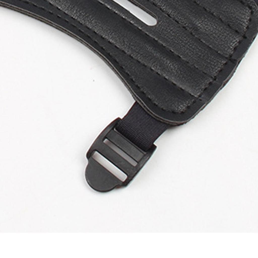 Archery Arm Protector PU Leather Left and Right Hand Universal Archery Forearm Guard for Hunting