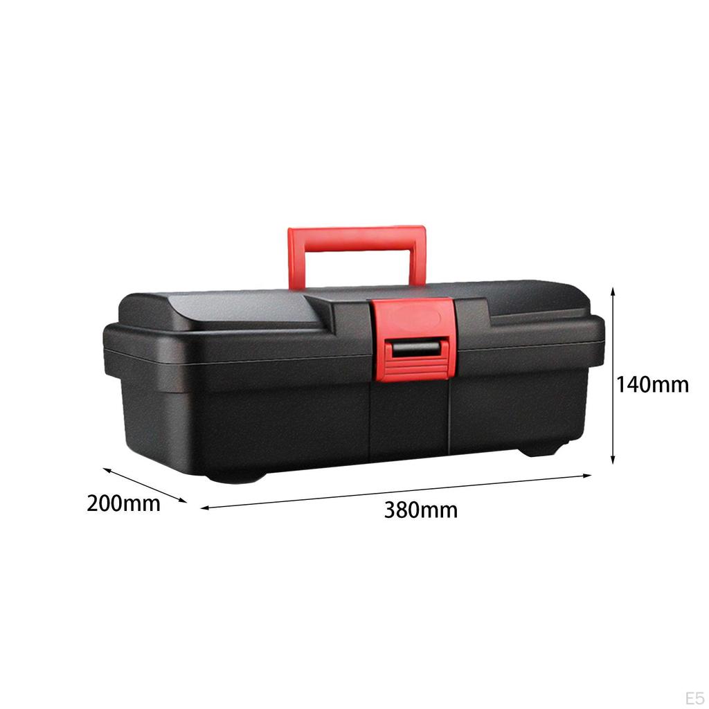 Empty Tool Box Hand Case Portable, Ergonomic Handle, Container, Small Parts Box, Multifunction,