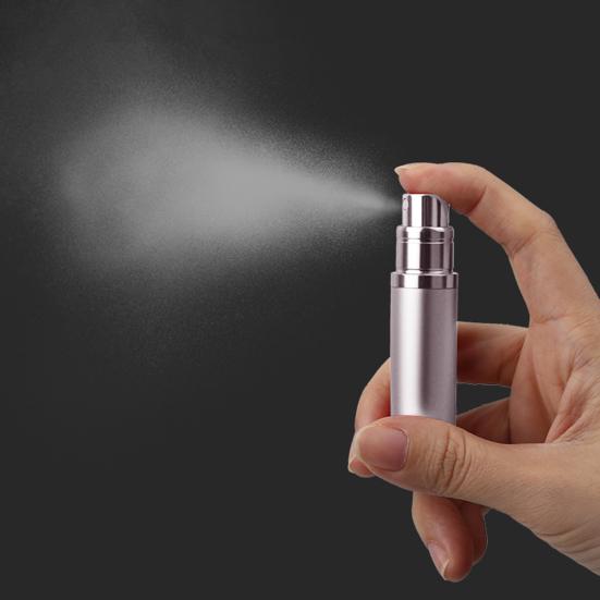 Многоразовая бутылка 5 мл, карманный размер, распылитель, дозатор духов, распылитель, насос, наполнение снизу, все необходимое для путешествий