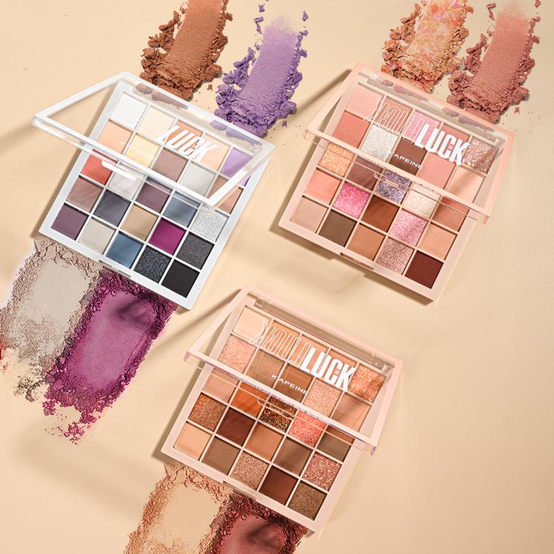 Cool and Subtle 25-Color Eyeshadow Palette: New for 2022 In Pearlescent Matte Earth Tones