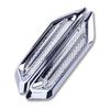Set of 2 Universal Dummy Duct Side Duct Style Airflow Decoration Parts Chrome Plated