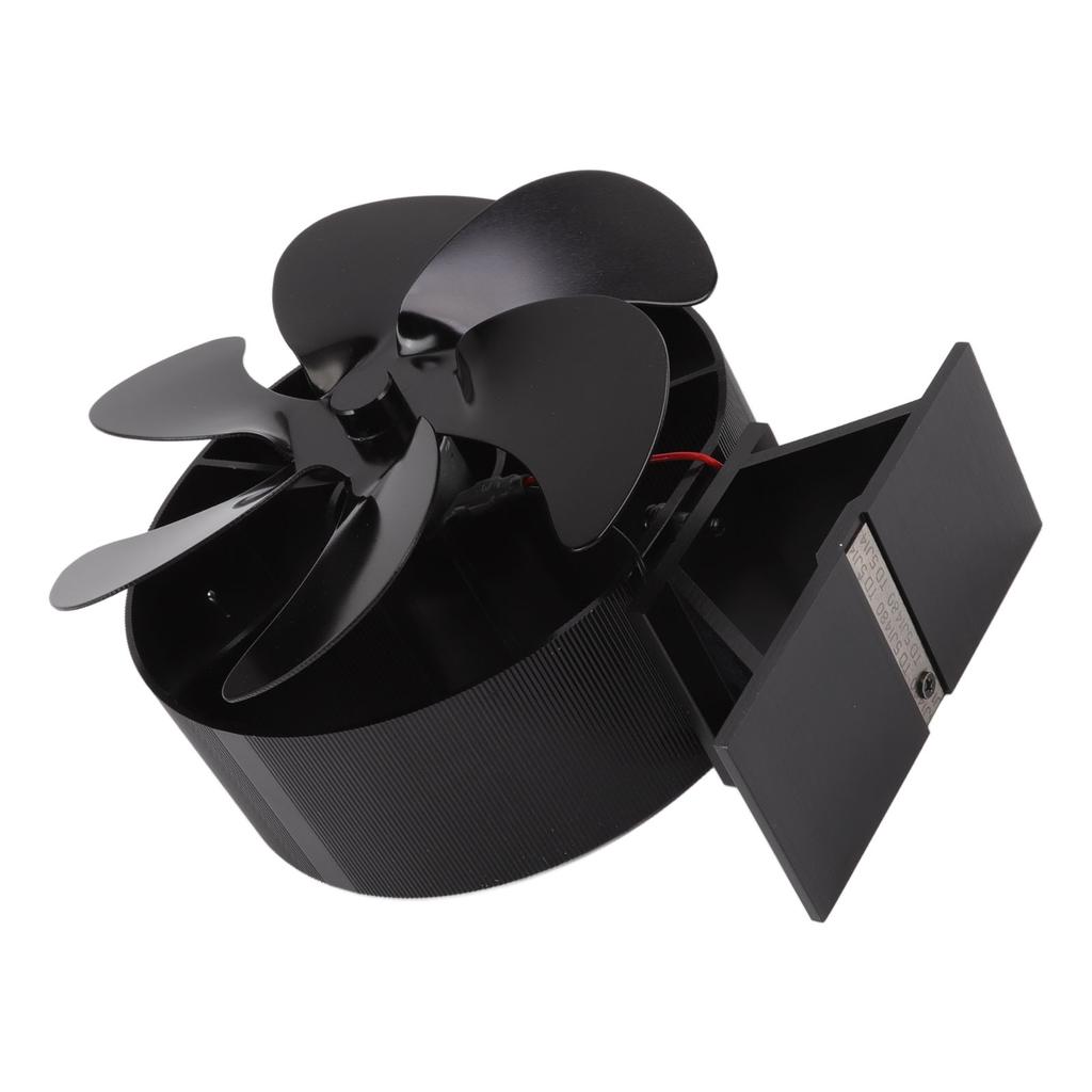 6 Blades Fireplace Fan Thermoelectric Module Wood Stove Fan Heat Powered Wood Burning Air
