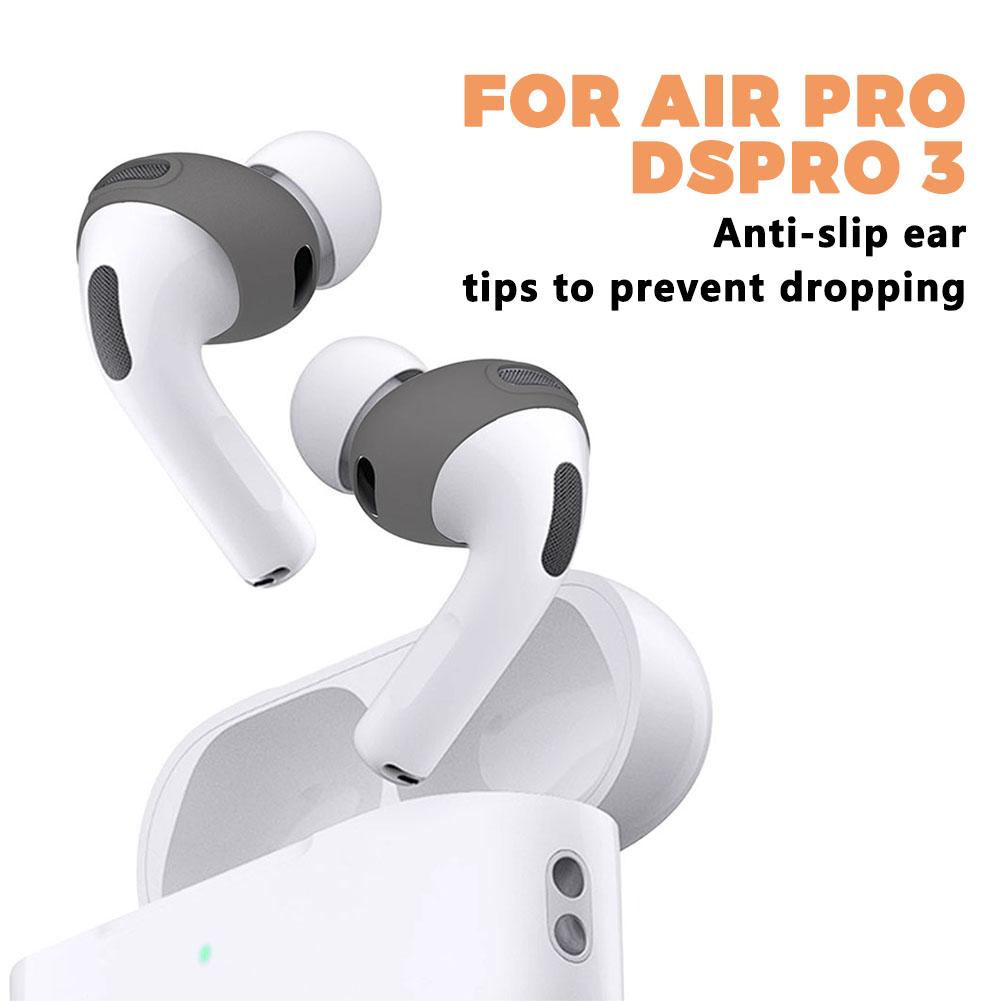 Силиконовый чехол для наушников для Airpods Pro, противоскользящие мягкие амбушюры, насадки-крючки для ушей, крышка-чехол для Airpods Pro 3, аксессуары для наушников