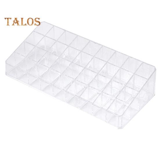 Органайзер для блеска для губ, большая емкость для хранения классификаций, 4 ряда, практичная сетка 12/18/36, подставка для помады, коробка для хранения глазури для макияжа