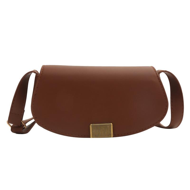 Small Uncommon Design Women's Bag 2024 New Fashion Crossbody Bag Textured Underarm Saddle Bag